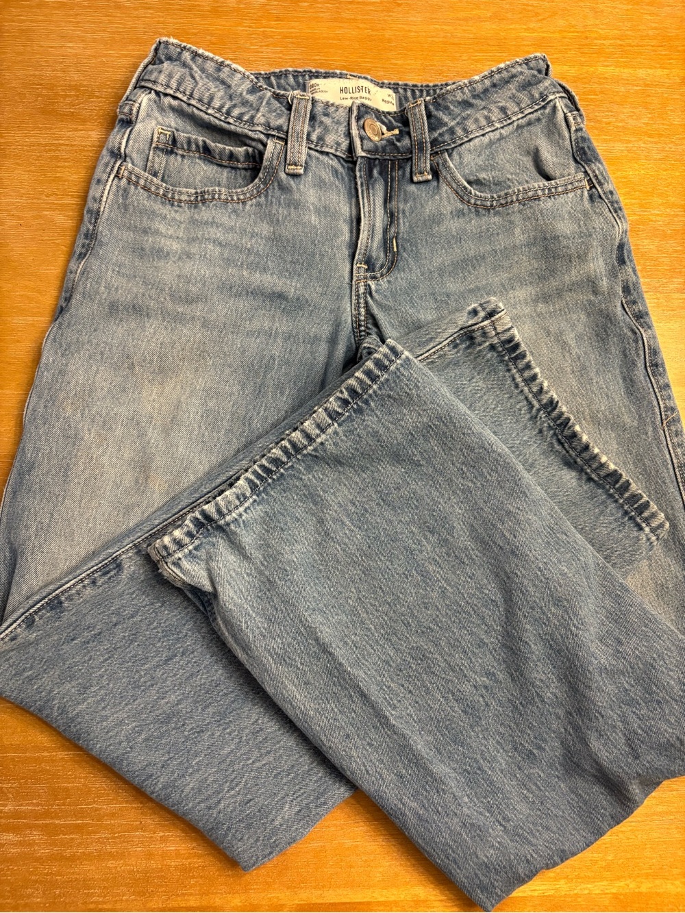 Hollister Light Blue Straight Leg Women's Jeans